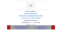 Tablet Screenshot of nauticamartin.com